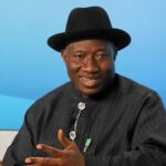 Former Nigerian president Goodluck Ebele Jonathan