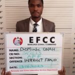 The Economic and Financial Crimes Commission, EFCC, Makurdi Zonal Command, on Monday, October 9, 2023, secured the conviction and sentencing of one Dominic Ogbeh Onah before Justice Abdul Dogo of the Federal High Court sitting in Makurdi, Benue State .